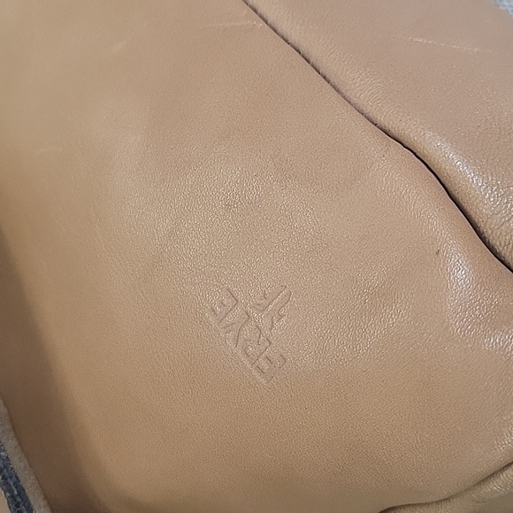 Vintage Frye Tan Leather Flap Front Shoulder Bag - Picture 6 of 13